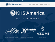 Tablet Screenshot of khs-america.com
